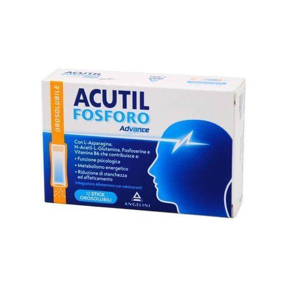 Acutil Fosforo Advance Orosolubile 12 Stick | Acquista Online su Farmaclick