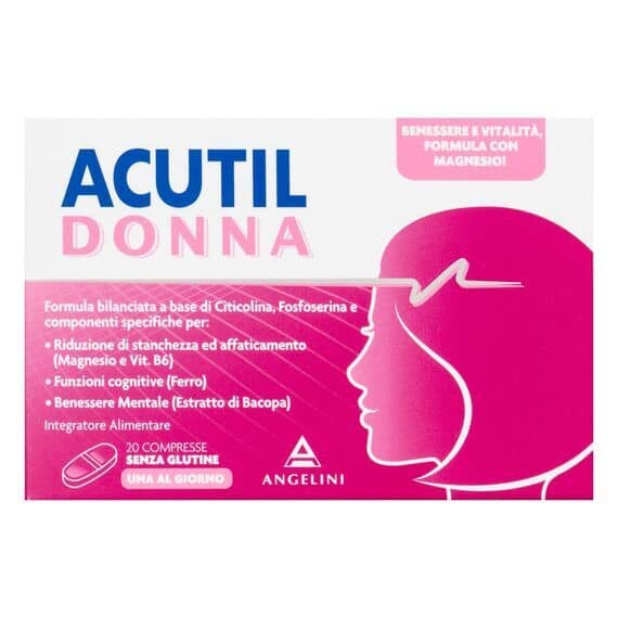 Acutil Donna Integratore per il Benessere Fisico e Mentale 20 Compresse | Acquista Online su Farmaclick