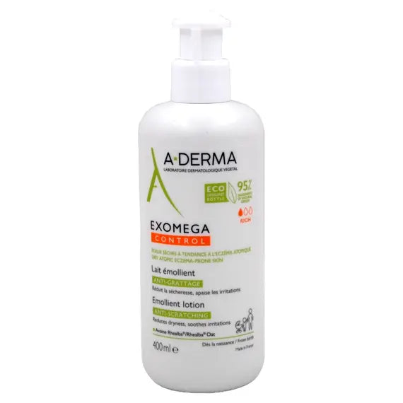 Aderma Exomega Control Latte Emolliente Anti Grattage 400ml | Acquista Online su Farmaclick