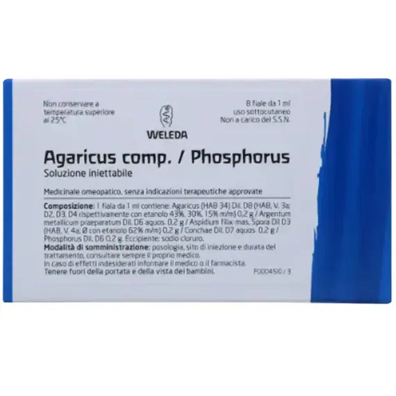 Weleda Agaricus Phosphorus Composto 8 Fiale da 1 Ml | Acquista Online su Farmaclick