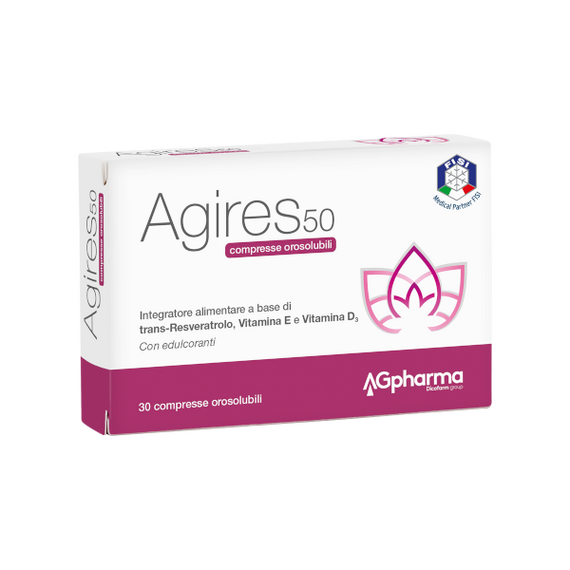 Agires 50 30 Compresse Orosolubili Scatola 5,4 G | Acquista Online su Farmaclick