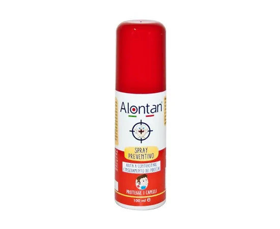 Alontan Spray Preventivo Pidocchi Protegge I Capelli 100 Ml