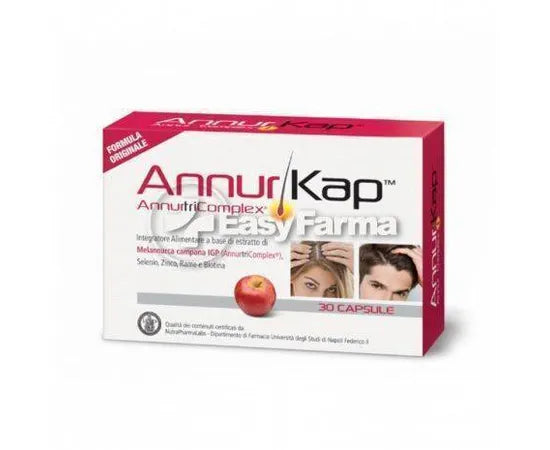 Annurkap Integratore Alimentare Per I Capelli 30 Capsule