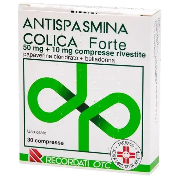 Antispasmina Colica Forte 50mg+10mg 30 Compresse Rivestite Uso Orale | Acquista Online su Farmaclick