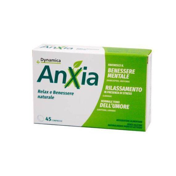 Dynamica Anxia Relax e Benessere Naturale Integratore per il Benessere Mentale 45 Compresse | Acquista Online su Farmaclick