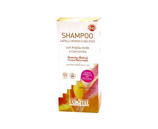 Argital Shampoo für Blondes und Feines Haar mit Grüner Tonerde und Kamille 250 ml