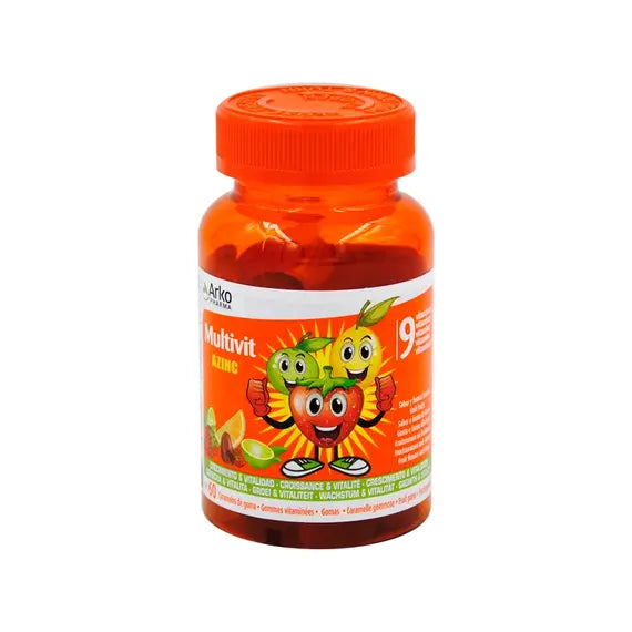Arkopharma Multivit Azinc Integratore Multivitaminico per Bambini 60 Caramelle Gommose Gusto Frutta | Acquista Online su Farmaclick
