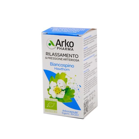 Arkopharma Rilassamento & Pressione Arteriosa Biancospino 45 Capsule | Acquista Online su Farmaclick