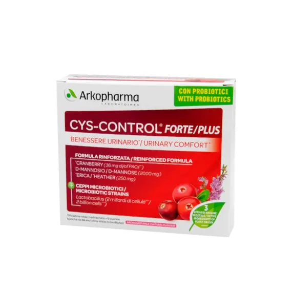 Arkopharma Cys-control Forte/plus Integratore per il Benessere Urinario 10 Bustine | Acquista Online su Farmaclick