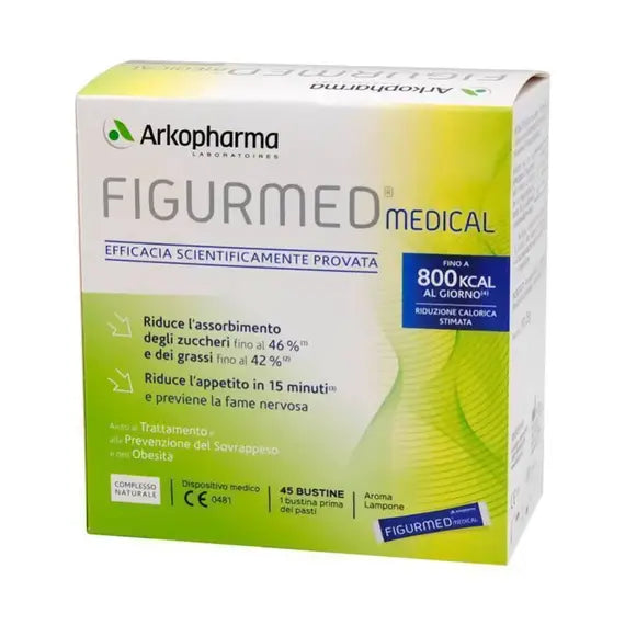 Arkopharma Figurmed Medical Integratore per Sovrappeso e Obesitã 45 Bustine Aroma Lampone | Acquista Online su Farmaclick