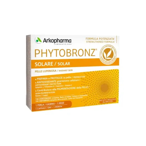 Arkopharma Phytobronz Integratore Attivatore Dell'abbronzatura 30 Perle | Acquista Online su Farmaclick