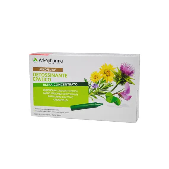 Arkopharma Arkofluidi Detossinante Epatico Ultra Concentrato 20 Fiale | Acquista Online su Farmaclick