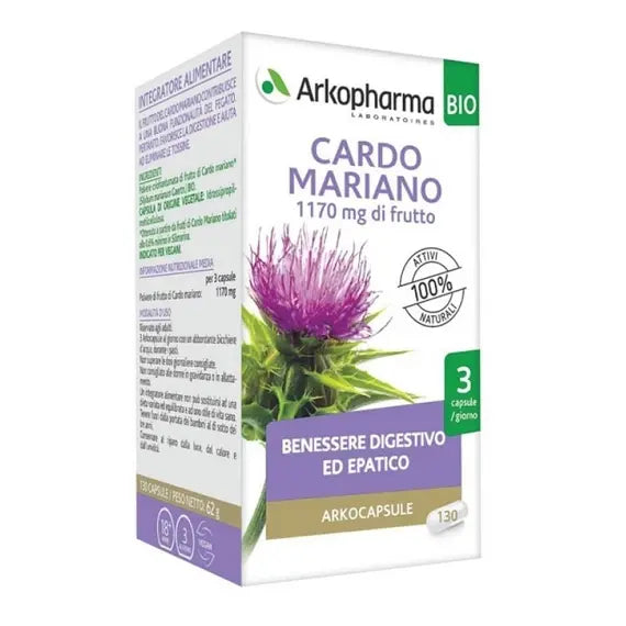 Arkopharma Cardo Mariano Bio Integratore Alimentare 130 Capsule | Acquista Online su Farmaclick