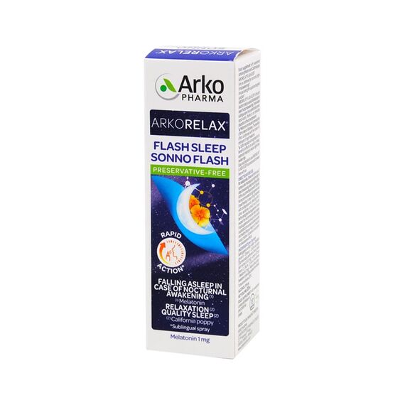 Arkorelax Sonno Flash Melatonina Spray 20 Ml | Acquista Online su Farmaclick