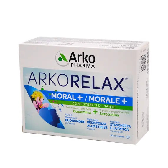 Arkopharma Arkorelax Morale Piã¹ 60 Compresse | Acquista Online su Farmaclick