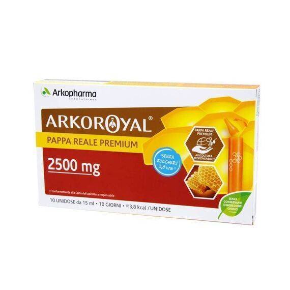 Arkoroyal Pappa Reale Premium 2500mg 10 Unidose | Acquista Online su Farmaclick