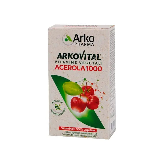 Arkovital Acerola 1000 Integratore Naturale di Vitamina C 30 Compresse | Acquista Online su Farmaclick
