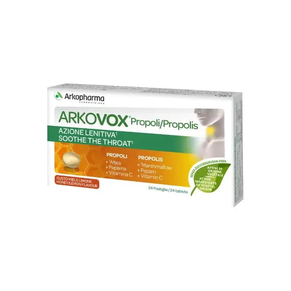 Arkovox Propoli Miele Limone 24 Pastiglie | Acquista Online su Farmaclick