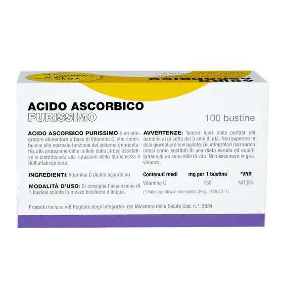 Acido Ascorbico 100 Bustine | Acquista Online su Farmaclick