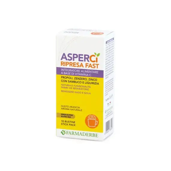 Farmaderbe Asper Ci Ripresa Fast 10 Bustine | Acquista Online su Farmaclick