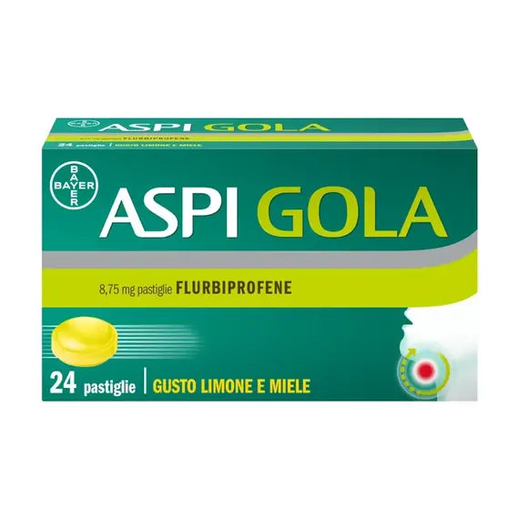 Aspi Gola Gusto Limone e Miele 24 Pastiglie | Acquista Online su Farmaclick