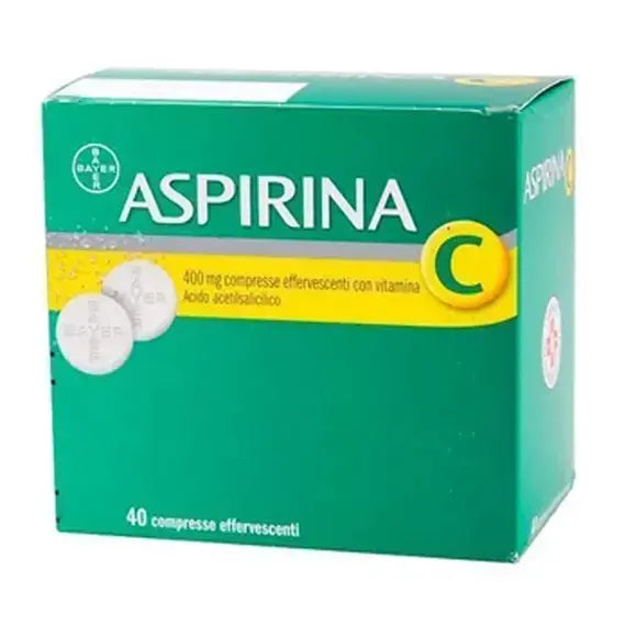 Aspirina C 400 Mg 40 Compresse Effervescenti con Vitamina C | Acquista Online su Farmaclick