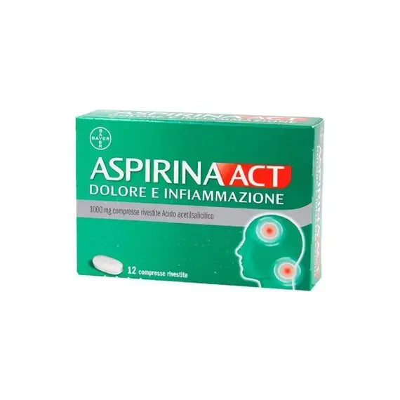 Aspirinaact Dolore e Infiammazione 12 Compresse | Acquista Online su Farmaclick