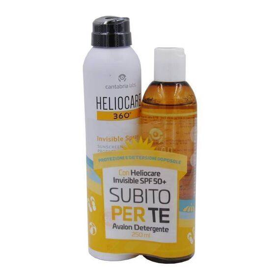 Heliocare 360â° Spray Invisibile 50+ 200ml + Avalon Detergente Fluido 250ml | Acquista Online su Farmaclick