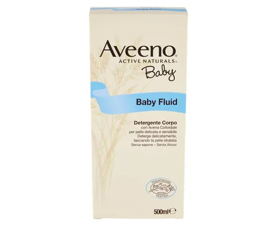 Aveeno Baby Fluid Detergente Corpo 500 Ml