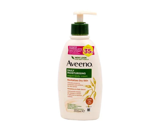 Aveeno Daily Moisturising Crema Corpo Yogurt Vaniglia E Avena 300 Ml