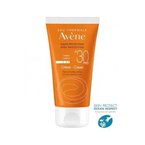 Avene Crema Solare Protezione Alta Spf 30 Pelle Sensibile e Secca 50 Ml | Acquista Online su Farmaclick