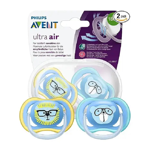 Avent Succhietti Ultra Air 18m+ Maschio 2 Pezzi | Acquista Online su Farmaclick