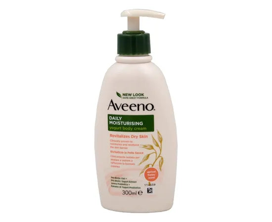Aveeno Crema Corpo Yogurt Albicocca E Miele 300 Ml