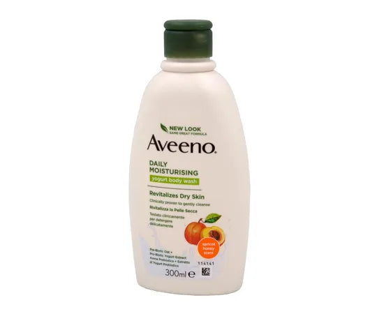 Aveeno Bagno Doccia Yogurt Albicocca E Miele 300 Ml