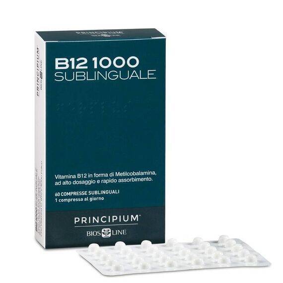 Biosline Principium B12 1000 Sublinguale 60 Compresse | Acquista Online su Farmaclick
