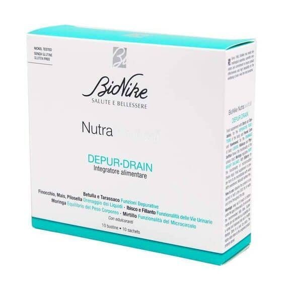 Bionike Nutraceutical Depur Drain Integratore Alimentare Drenante 10 Bustine | Acquista Online su Farmaclick