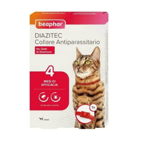 Beaphar Diazitec Collare Rosso Gatti 35 Cm | Acquista Online su Farmaclick