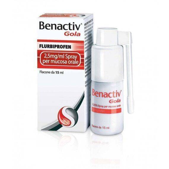 Benactiv Gola 2,5mg/ml Spray per Mucosa Orale 15 Ml | Acquista Online su Farmaclick