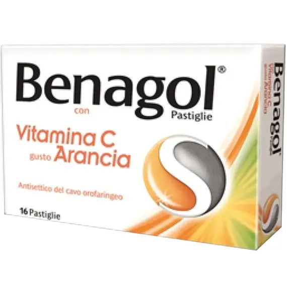 Benagol con Vitamina C Gusto Arancia 16 Pastiglie | Acquista Online su Farmaclick