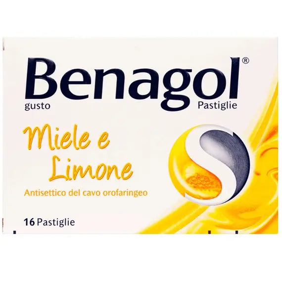 Benagol Miele - Limone 16 Pastiglie | Acquista Online su Farmaclick