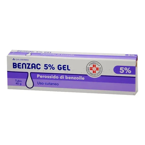 Benzac Gel 5% Medicinale per il Trattamento Dell'acne 40g | Acquista Online su Farmaclick