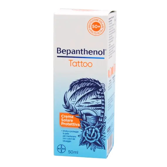 Bepanthenol Tattoo Crema Solare Protettiva Spf50+ 50 Ml | Acquista Online su Farmaclick