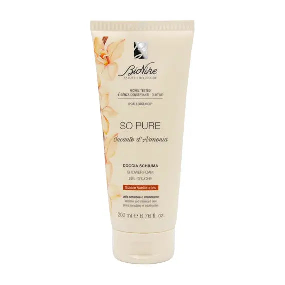 Bionike So Pure Incanto D'armonia Doccia Schiuma 200 Ml Profumazione Gold Vaniglia e Iris | Acquista Online su Farmaclick