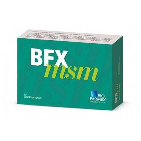 Biofarmex Bfx Msm Integratore per le Articolazioni 30 Compresse | Acquista Online su Farmaclick
