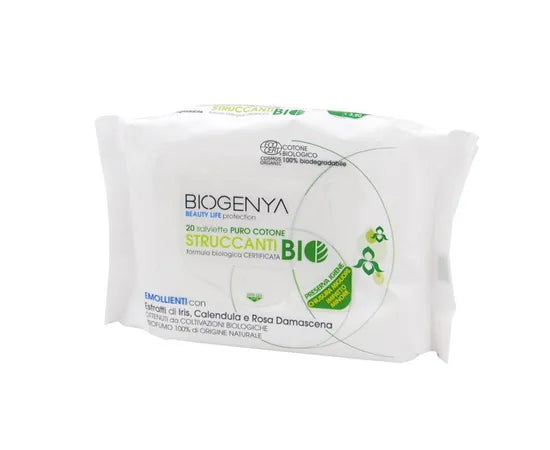 Biogenya Bio-Emollient Make-up-Entfernertücher 20 Tücher