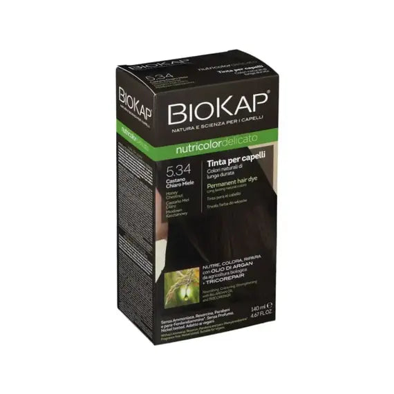 Biokap Nutricolor Delicato 5,34 Castano Chiaro Miele | Acquista Online su Farmaclick