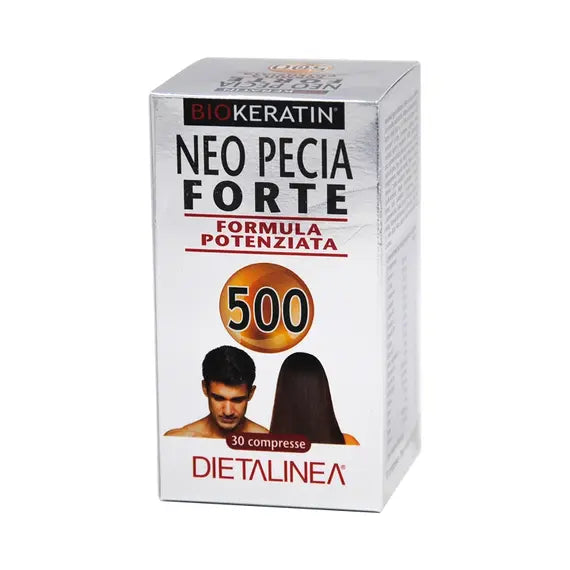Biokeratin Neo Pecia Forte 500 Integratore Alimentare per Capelli 30 Compresse | Acquista Online su Farmaclick