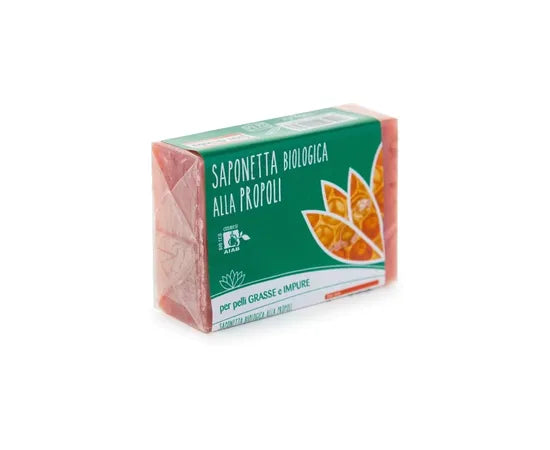 Biotobio Fior Di Loto Saponetta Propoli 100 Gr