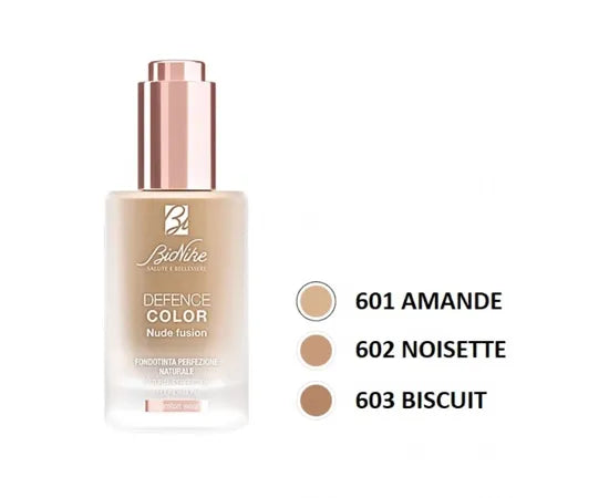 Bionike Defence Color Fondotinta Nude Fusion 601 Amande 30 ml