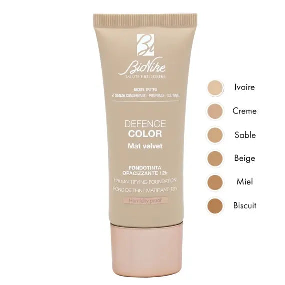 Bionike Defence Color Mat Velvet Fondotinta Opacizzante N.405 Miele 30 Ml | Acquista Online su Farmaclick